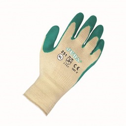Juba Grip Latex Palm Coated Glove - Yellow/Green