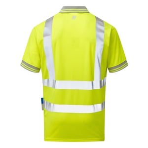 PULSAR PROTECT Short Sleeved High Visibility Polo Shirt Yellow