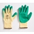 KeepSAFE Grip Latex Palm Coated Glove Yellow/Green