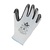 KeepSAFE Nitrile Palm Coated Glove White / Black