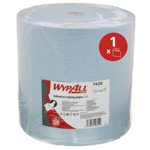 WypAll L30 Extra Wide Jumbo Roll Industrial Wiping Paper 7426