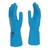 Nitri‑Tech III Flock Lined Nitrile Rubber Glove Blue 33CM