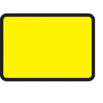 Blank Vinyl Road Sign Plate 105x75CM Yellow | Road Safety Signs ...
